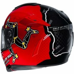 Vollgesichts-Motorradhelm Aus Faser HJC RPHA 70 ISLE OF MAN MC1 Rot Weiß -Hjc Store vollgesichts motorradhelm aus faser hjc rpha 70 isle of man mc1 rot weiss 138002