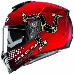 Vollgesichts-Motorradhelm Aus Faser HJC RPHA 70 ISLE OF MAN MC1 Rot Weiß -Hjc Store vollgesichts motorradhelm aus faser hjc rpha 70 isle of man mc1 rot weiss 138006