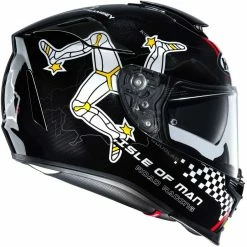 Vollgesichts-Motorradhelm Aus Faser HJC RPHA 70 ISLE OF MAN MC1 Rot Weiß -Hjc Store vollgesichts motorradhelm aus faser hjc rpha 70 isle of man mc1 rot weiss 138007