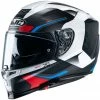 Vollgesichts-Motorradhelm Aus Faser HJC RPHA 70 KOSIS MC21SF Schwarz Weiß Rot Blau Matt