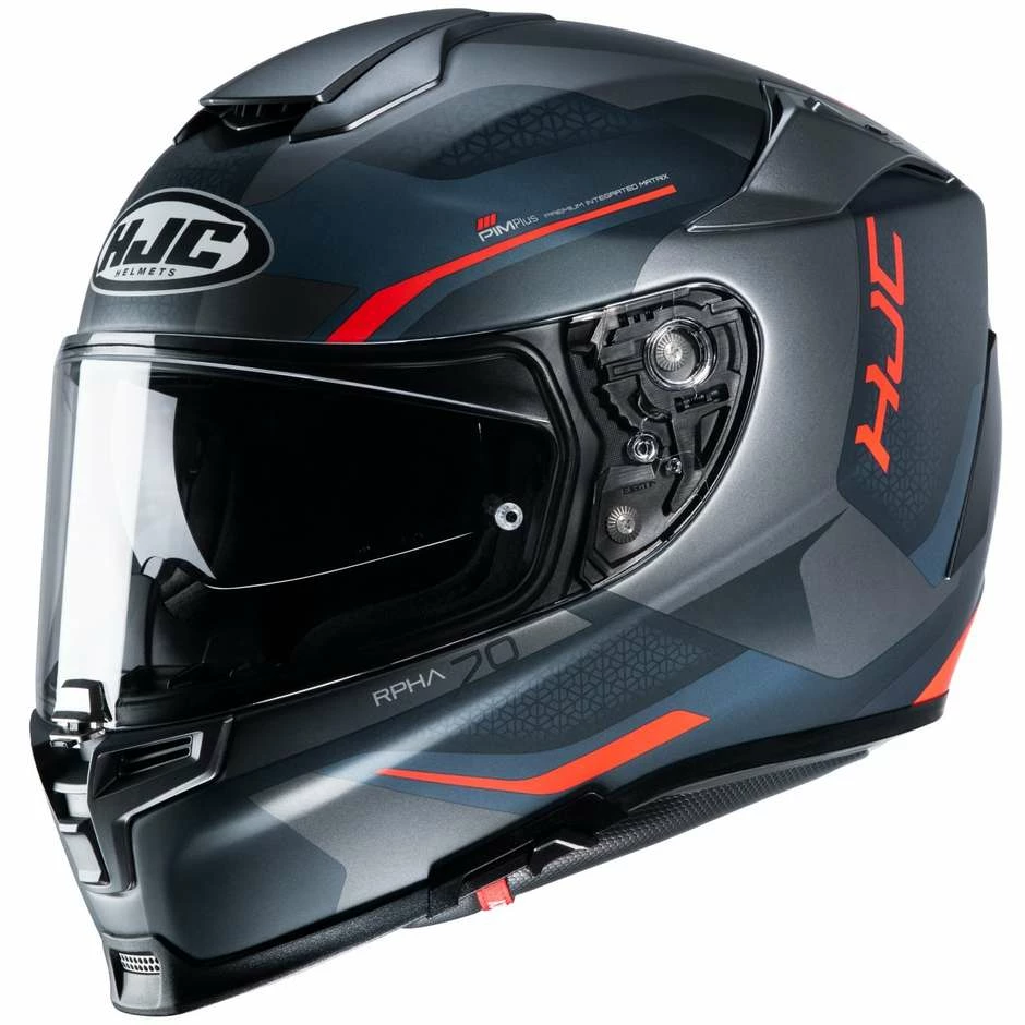 Vollgesichts-Motorradhelm Aus HJC-Faser RPHA 70 KOSIS MC6HSF Schwarz Grau Rot 3 Vollgesichts-Motorradhelm Aus HJC-Faser RPHA 70 KOSIS MC6HSF Schwarz Grau Rot
