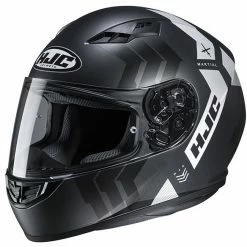 Vollgesichts-Motorradhelm HJC CS-15 MARTIAL MC5SF Schwarz Matt Weiß
