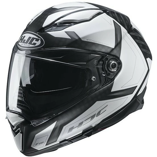 Vollgesichtsmotorradhelm HJC F70 DEVER MC5SF Schwarz Matt Weiß 3 Vollgesichtsmotorradhelm HJC F70 DEVER MC5SF Schwarz Matt Weiß