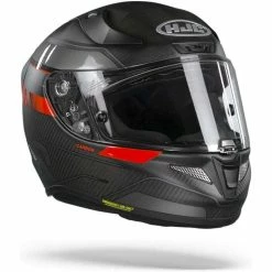 Vollvisier-Motorradhelm HJC Carbon RPHA 11 Carbon NAKRI MC1SF Schwarz Rot -Hjc Store vollvisier motorradhelm hjc carbon rpha 11 carbon nakri mc1sf schwarz rot 133351